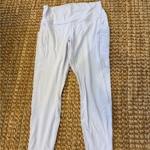 lululemon athletica Women’s Pale lavender blue Performance Leggings SZ 12